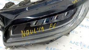 Front left headlight complete Lincoln Nautilus 19-21 LED adaptive, sand, peeled varnish