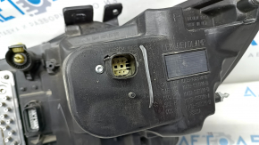 Front right headlight complete Lincoln Nautilus 19-21 LED adaptive, sand, peeled varnish