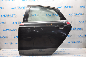 Door assembly rear left Ford Fusion mk5 13-20 black UH, dent, bump, dented corner