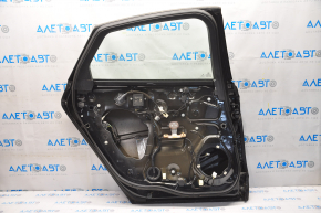 Door assembly rear left Ford Fusion mk5 13-20 black UH, dent, bump, dented corner