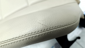 Mercedes GLC 16-22 driver's seat upholstery leather, beige, heated, upper part with knee pad, scratch