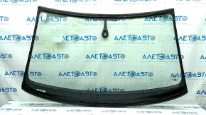 Windshield Audi A6 C7 12-18 without projection and camera, PILKINGTON, sand