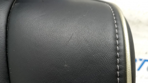Rear seat right Infiniti JX35 QX60 13- leather black, white piping, white stitching, scratches, needs cleaning