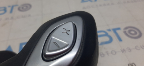 Gear knob with shifter cover Ford Escape MK3 13-16 black rubber, black cover, scratches