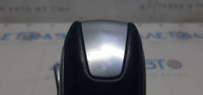 Gear knob with shifter cover Ford Escape MK3 13-16 black rubber, black cover, scratches