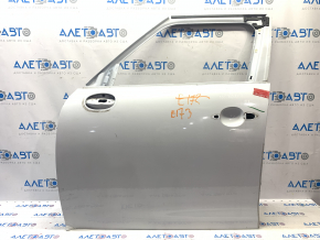 Bare front left door Mini Cooper Countryman R60 10-16 white B15, bent corner
