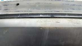 Bare rear bumper Infiniti JX35 QX60 16-rest for parking sensors, black, dented, torn, broken fasteners