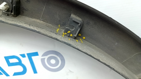 Rear left fender arch trim Lincoln Nautilus 19-23 structure, cracked fastener