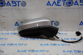 Side mirror right Ford Fusion mk5 13-20 3 pins, silver UX, scratches