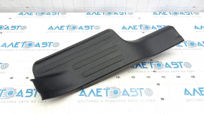 Door sill trim inner rear right Nissan Rogue 14-20 black, worn