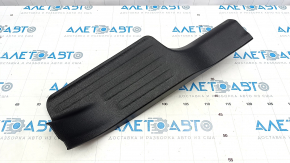 Door sill trim inner rear right Nissan Rogue 14-20 black, worn