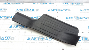 Door sill trim inner rear left Nissan Rogue 14-20 black, worn, broken mount