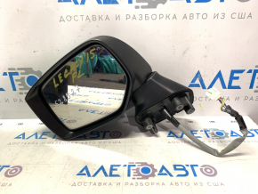 Side mirror left Subaru Legacy 15-19 7 pins, black D4S