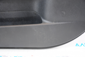 Door trim card front right Mitsubishi Outlander 14-21 black with black insert cloth, molding gray under carbon structure, scratches, for dry cleaning