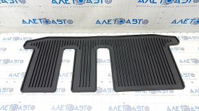 Floor mat 3 row Infiniti JX35 QX60 13- rubber, black