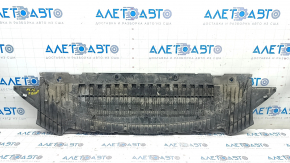 Front bumper protection Audi A6 C7 16-18 rest is worn, the fastening is torn