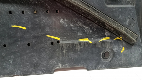 Front bumper protection Audi A6 C7 16-18 rest is worn, the fastening is torn