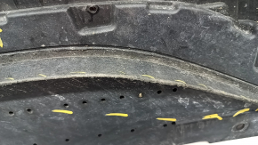 Front bumper protection Audi A6 C7 16-18 rest is worn, the fastening is torn