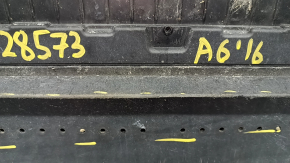 Front bumper protection Audi A6 C7 16-18 rest is worn, the fastening is torn