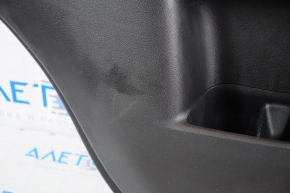 Door trim card rear left Mitsubishi Outlander 14-21 black with black insert cloth, rubbed