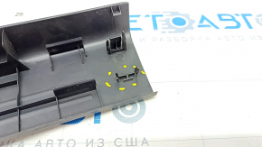 Door sill trim inner front right Nissan Murano z52 15-16 black, 2 stripes, broken fastening