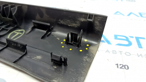 Door sill trim inner front left Nissan Murano z52 15-16 black, 2 stripes, broken mount