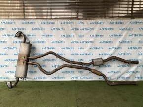 Muffler rear part barrel with resonator BMW X5 F15 14-18 4.4T Base