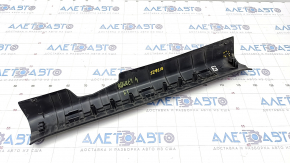 Door sill trim inner front left Nissan Rogue 14-20 black, worn, broken mount