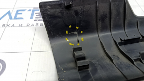 Door sill trim inner front left Nissan Rogue 14-20 black, broken fastener