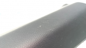 Door sill trim inner front left Nissan Rogue 14-20 black, worn