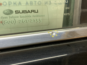 Door assembly front left Subaru Legacy 15-19 black D4S, bumps on molding, dented