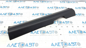 Door sill trim inner front right Nissan Rogue 14-20 black, broken fastening