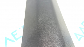 Door sill trim inner front right Nissan Rogue 14-20 black, worn