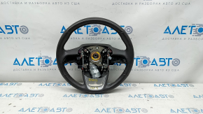 Steering wheel bare Lincoln Nautilus 19-21 leather brown, for active steering, with motor, scratch