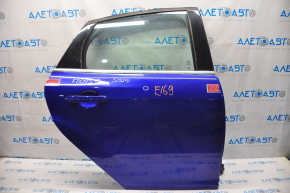 Door assembly rear right Ford Focus mk3 11-18 blue L1, small bump, air in the lining