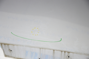 Door bare rear left Mitsubishi Outlander 16-21 rest silver A31 dents