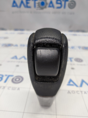 Gear knob Subaru Legacy 15-19 black leather, scratches