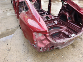 Quarter wing rear left Audi A5 F5 17- 5D red, on the body
