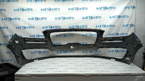 Bare front bumper Lincoln Nautilus 19-21 for parking sensors, without towing hook, blue