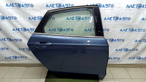 Door assembly rear right Ford Fusion mk5 13-20 blue FT, dents on molding