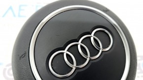 Airbag in steering wheel driver Audi A4 B9 17- black, scratches