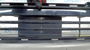 Lower grille of front bumper Lincoln Nautilus 19-23 for parking sensors, black gloss, sand, cracked mount