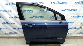 Door assembly front right Ford Fusion mk5 13-20 hybrid, blue FT