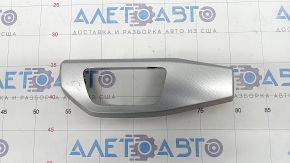 Front panel trim left Audi A4 B9 17- gray, scratches, broken fasteners