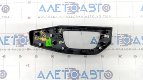Front panel trim left Audi A4 B9 17- gray, scratches, broken fasteners