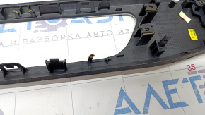 Front panel trim right Audi A4 B9 17- gray, scratches, broken fasteners