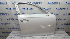 Bare front right door Audi A4 B9 17-19 white LY9C, painted, butt