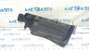 Front right mudguard front part Audi A6 C7 16-18 rest, rubbed, cracks