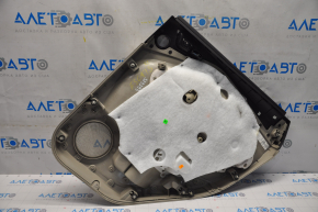 Door trim card rear left Ford Escape MK3 13-16 prerest beige with beige insert plastic, armrest leather, under the tweeter, scratch