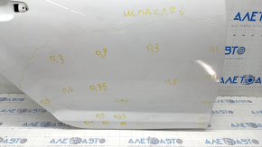 Door bare rear right Audi A4 B9 17-19 white LY9C, made